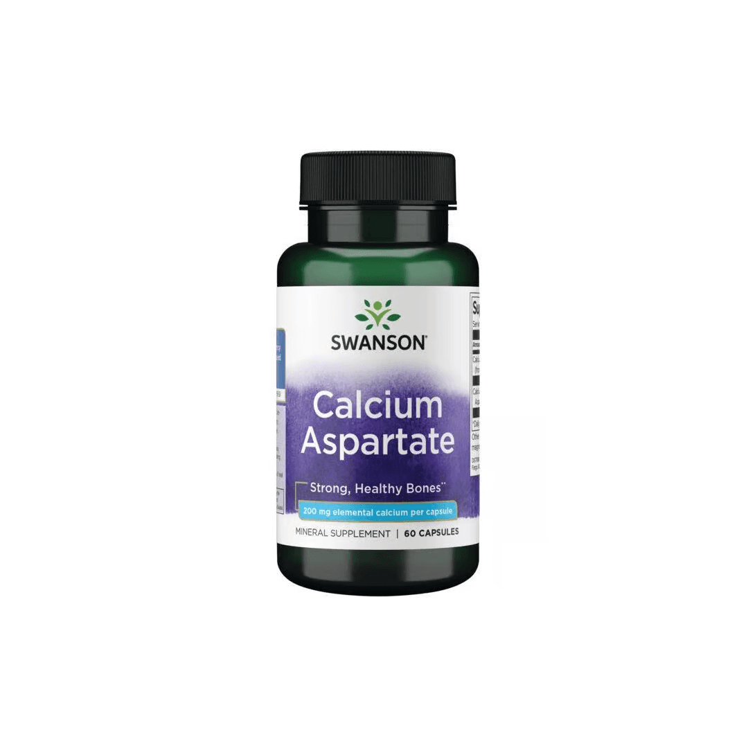 Calcium Aspartate 200 mg 60 Capsules