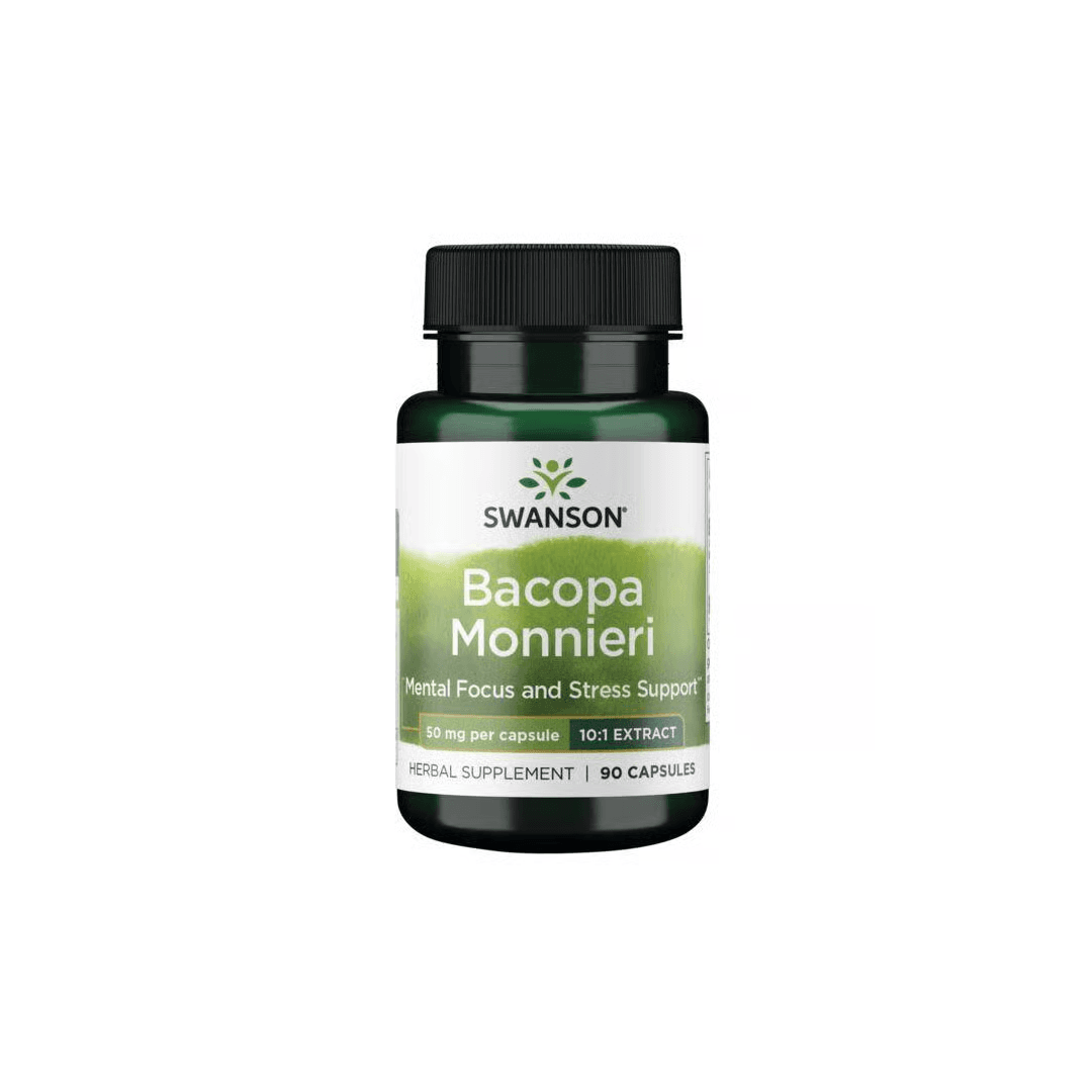 Bacopa Monnieri 10:1 Extract 50 mg 90 Capsules