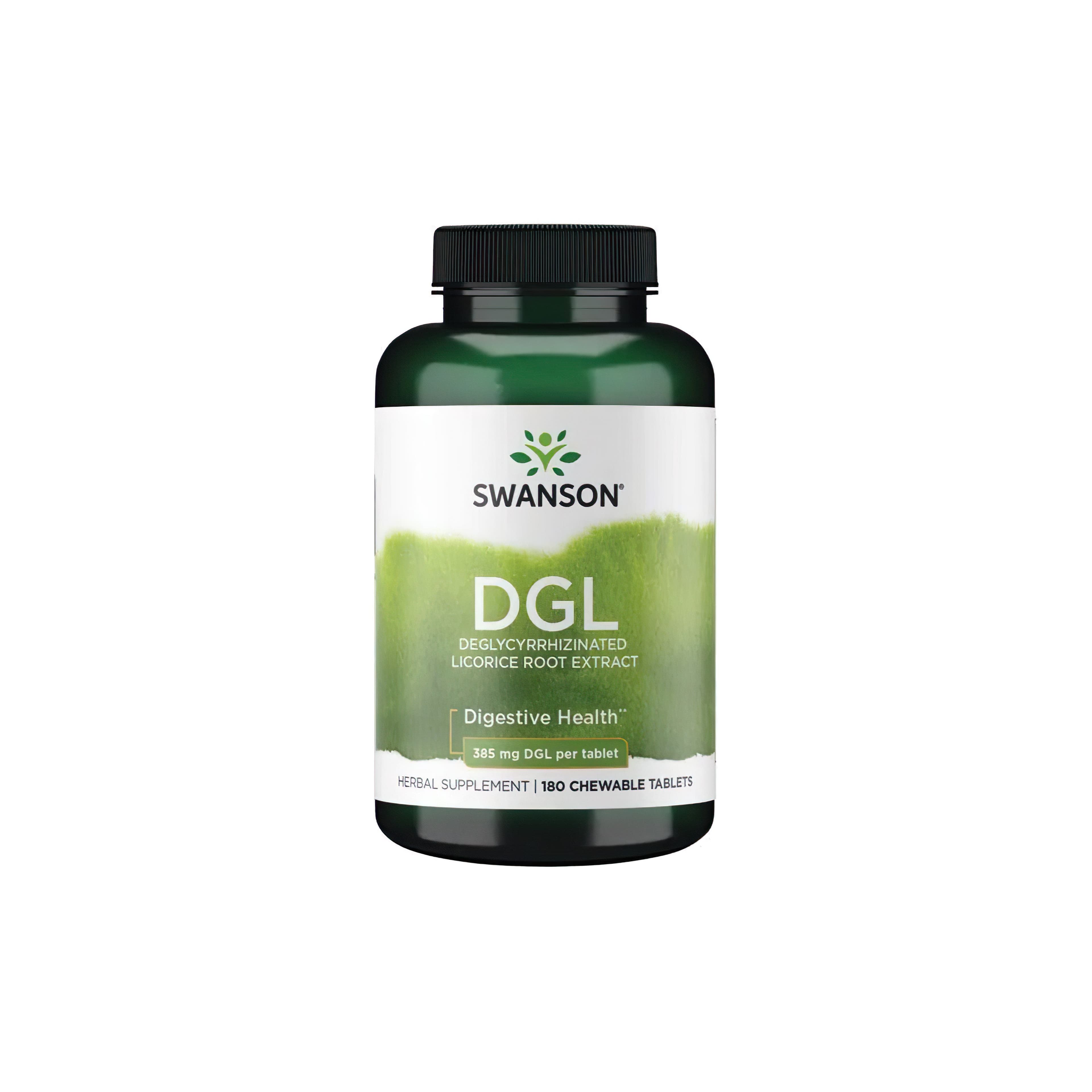DGL Deglycyrrhizinated Licorice Root Extract 385 mg 180 Chewable Tablets