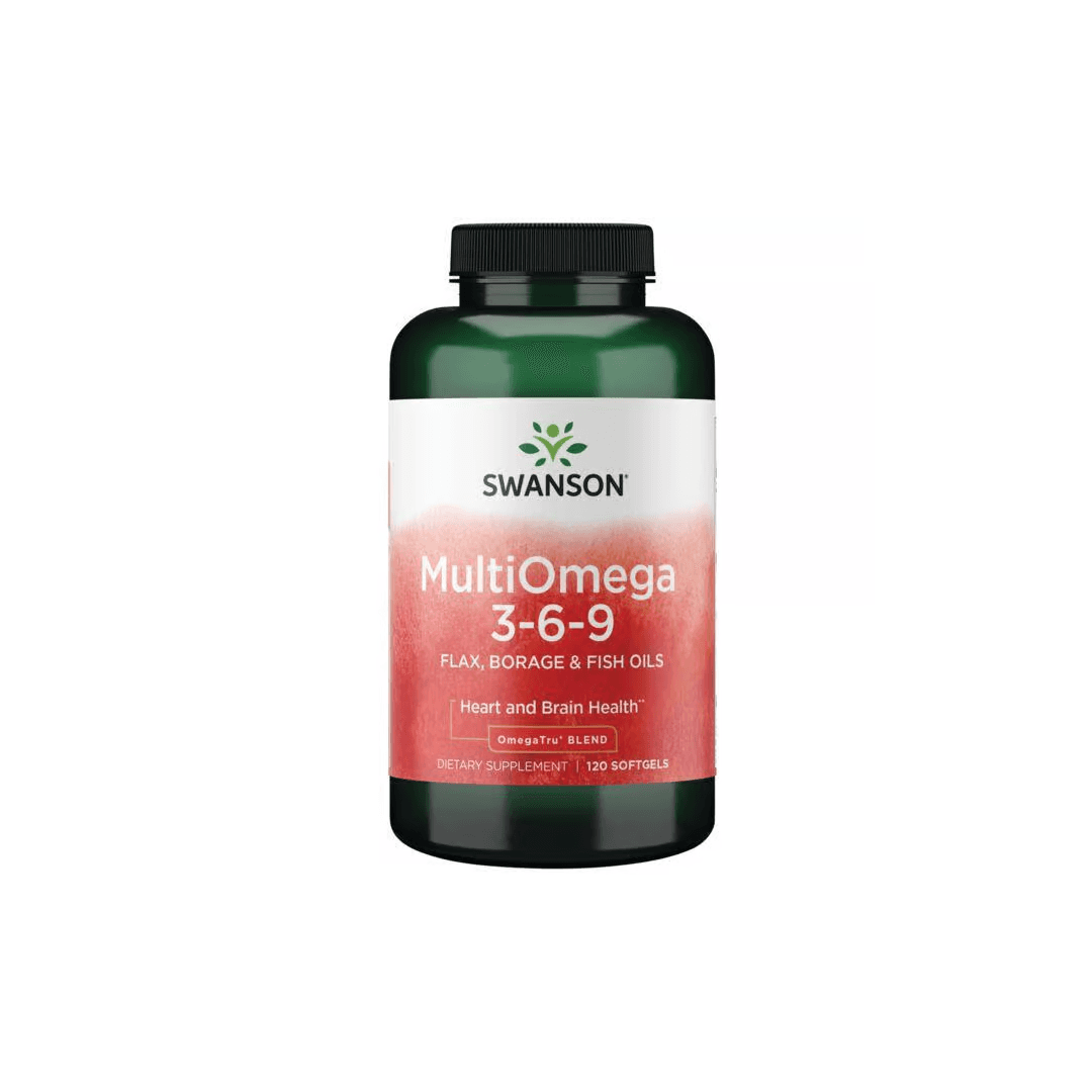 MultiOmega 3-6-9 (Flax, Borage & Fish) 120 Softgels