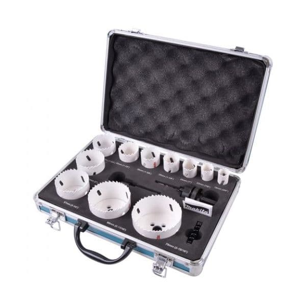 Makita BIM Serra Copo Conjunto D-47298 14pcs | Alvenaria | Ø até 75 mm - D-47298
