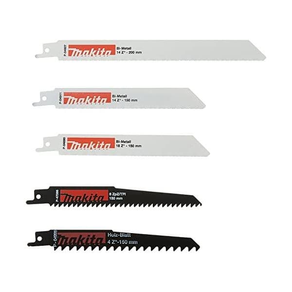 Makita Conjunto de Lâminas de Serra Recíproca 5pçs.