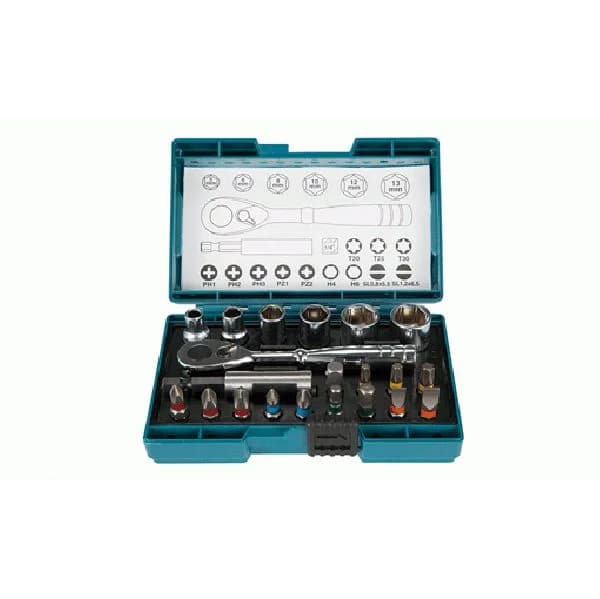 Makita Conjunto de Pontas e Roquete 21un B-54081 - MKB54081