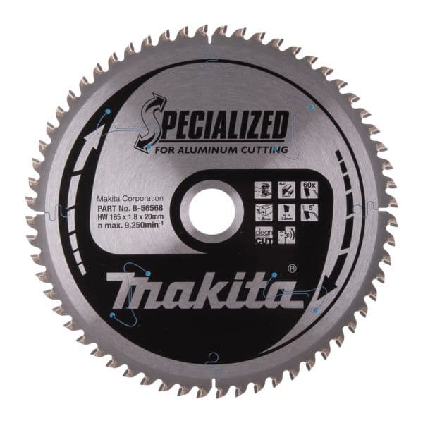 Makita Lâmina de Serra Circular SPECIALIZED 165x20x60Z B-56568
