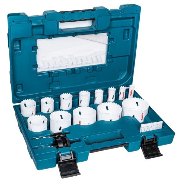 Makita Conjunto de Serra de Furo D-63993 Bimetálico 16 Peças
