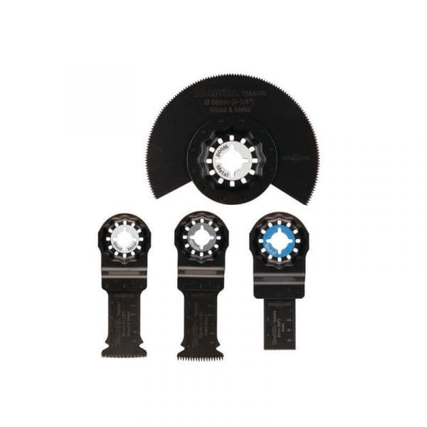 Makita Kit de Lâminas Multi-Ferramenta B-67480 Starlock 4 Peças