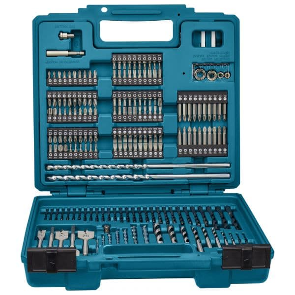 Makita Conjunto de Brocas e Pontas E-11689 256 Peças com Acessórios em Caixa