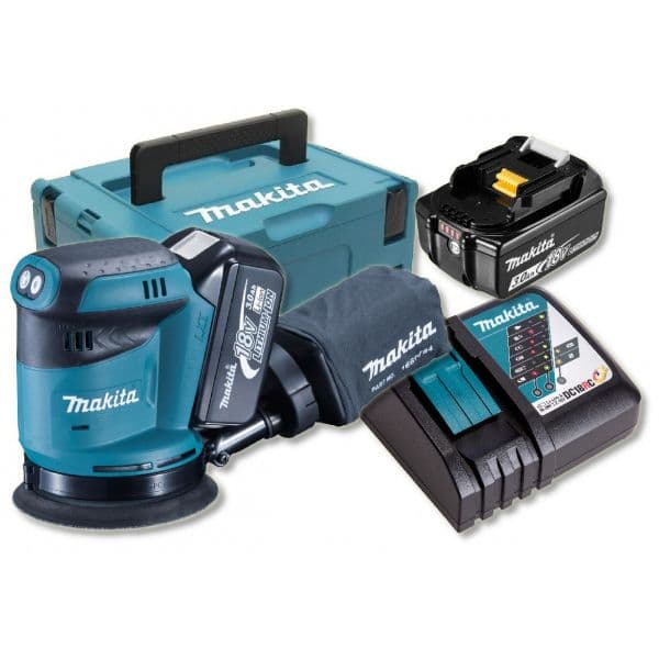 Makita Lixadora Rotorbital 18V 3,0 Ah DBO180RFE