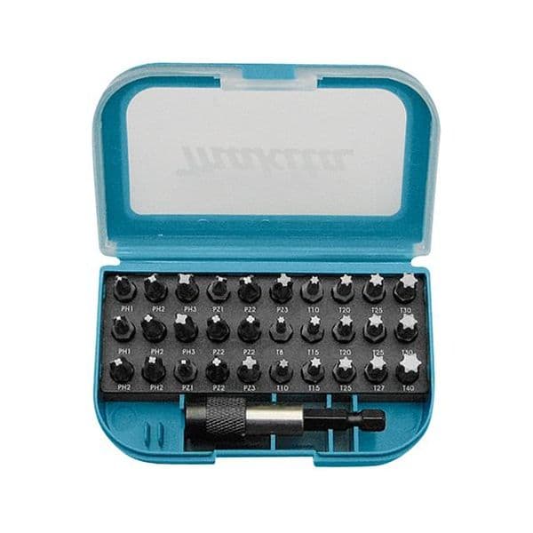 Makita Conjunto Bits 31 Pcs Blue, 1/4´´ | Cabeça Phillips Ph, Cabeça P - P-73374