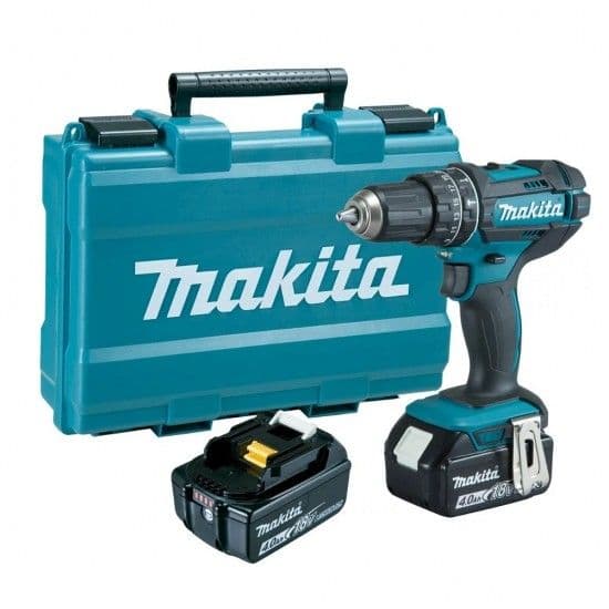 Makita Berbequim com Percussão 18V 4,0 Ah DHP482RME