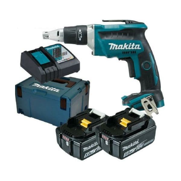 Makita Aparafusadora DFS452RTJ Cordless Drywall Screwgun - DFS452RTJ