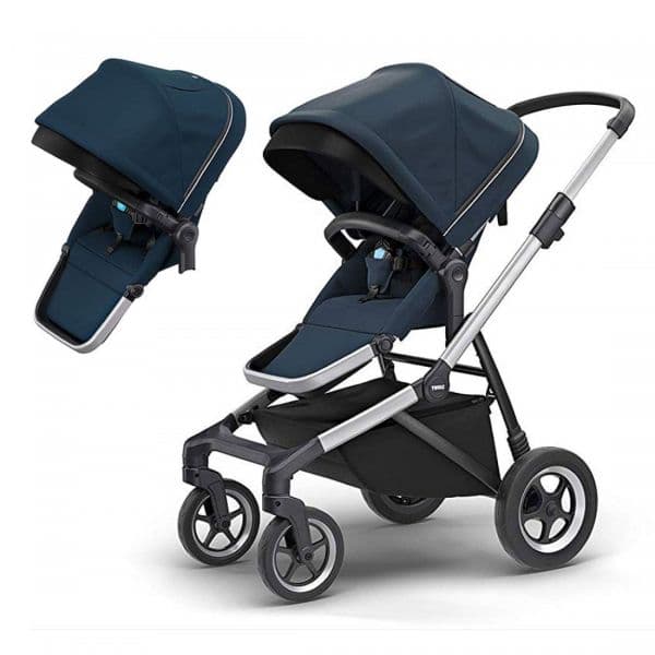 Thule Carrinho Gémeos Sleek Stroller Navy Blue
