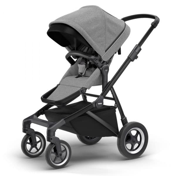 Thule Carrinho Sleek Stroller Grey Melange on Black