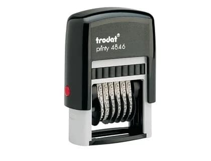 Trodat Numerador Automático Plástico 6 Rodas Printy 4846 - 44132