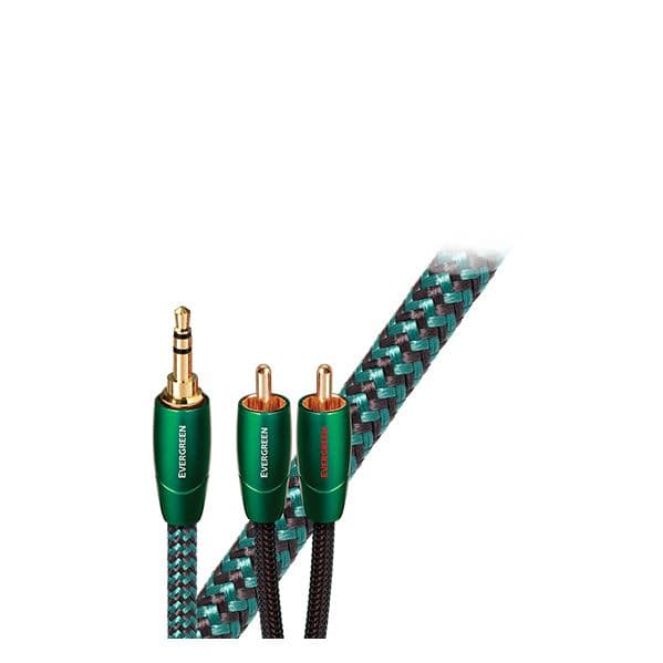 Audioquest Cabo Jack 3.5mm - 2x Rca Evergreen, 60cm