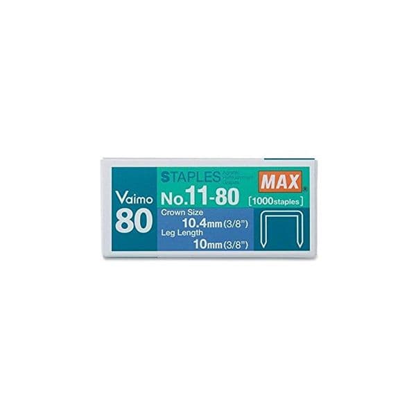 Max Agrafos 11-80 Max (64 Folhas) Cx1000un 10 Un.