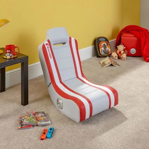 Cadeira Gaming X-Rocker Shadow 2.0 Red/White