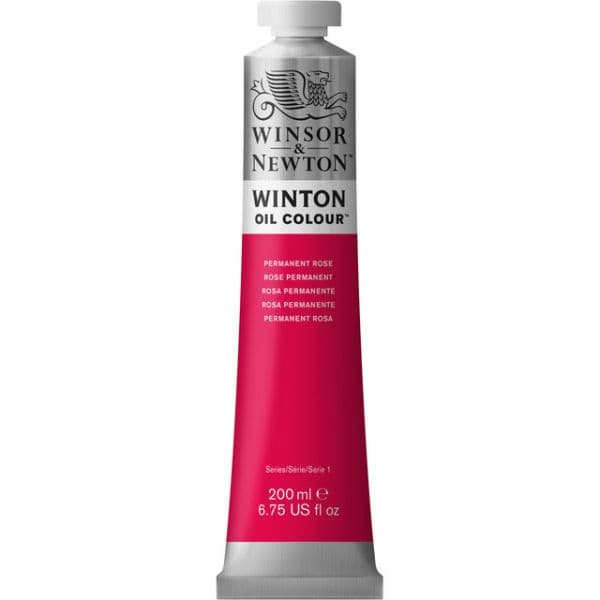 Winsor & Newton Tubo de Tinta a Óleo Winton 200 ml Rosa Permanente