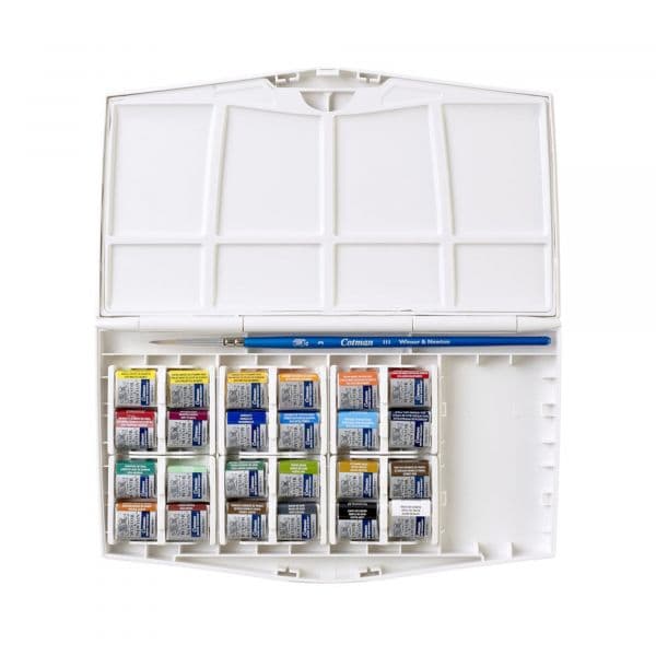 Winsor & Newton Aguarela Cotman, 24 Pastilhas