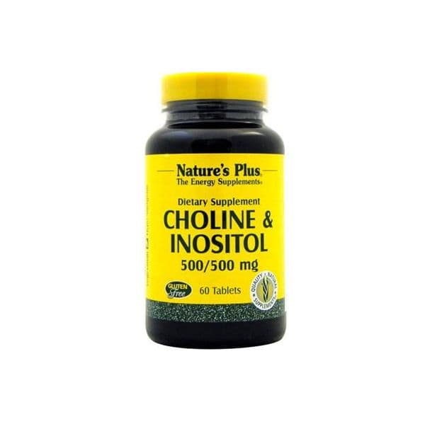 Nature's Plus Inositol Colina 500mg 60 Comprimidos