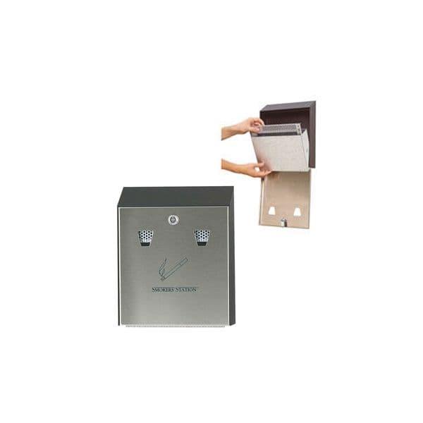 Rubbermaid Cinzeiro Metropolitan - RUBFGR1012EBK