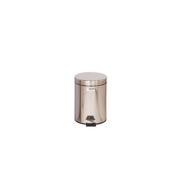Rubbermaid Cesto de Papel Inox c/ Pedal 5l - RUBFGMST15SSPL