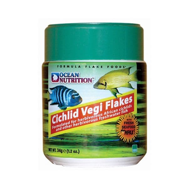 Ocean Nutrition Cichlid Vegi Flakes 34g