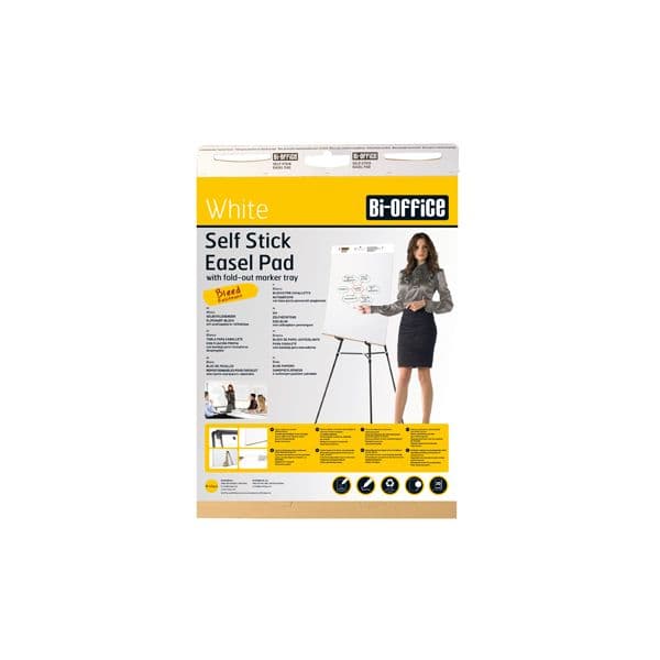 Bi-Office Bloco de Conferência Adesivo 77,5x63,5cm 30Fls Branco - FL128107