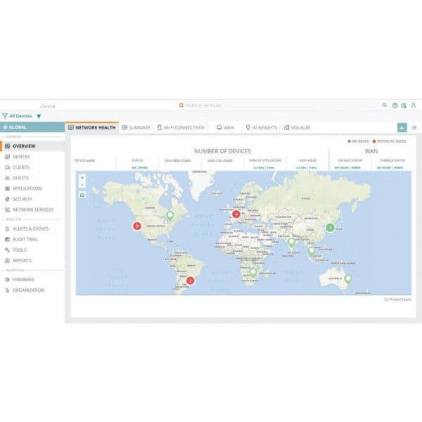 HPE LICENSES= Aruba Networking Central Switch Class-1 Foundation 5 Anos Digital