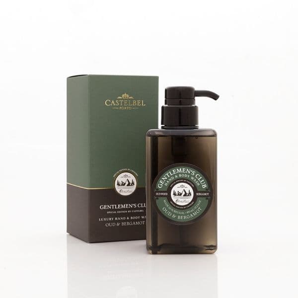 Castelbel Gel para Mãos e Corpo Madeira de Agar e Bergamota Gentlemen´s Club 450ml