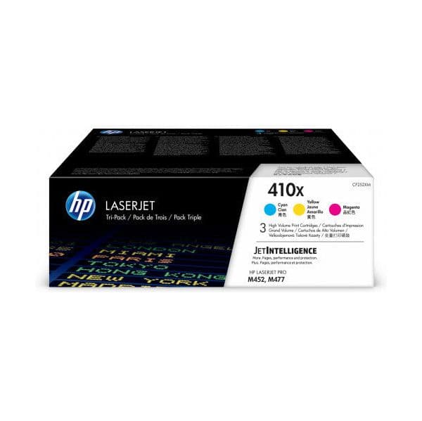 HP Toner 410X Tricolor (Cyan, Magenta, Yellow) - CF252XM