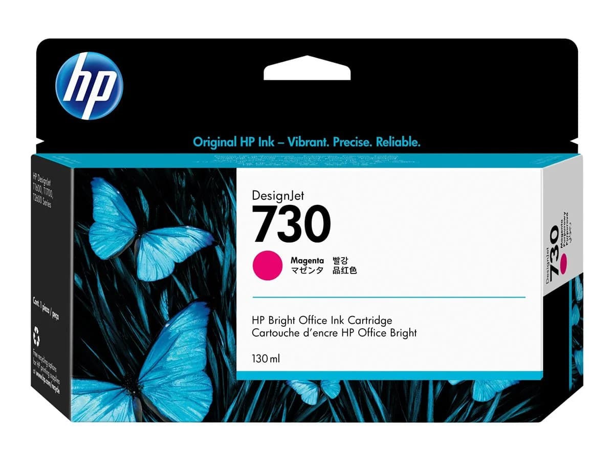 Tinteiro HP 730 Magenta P2V63A
