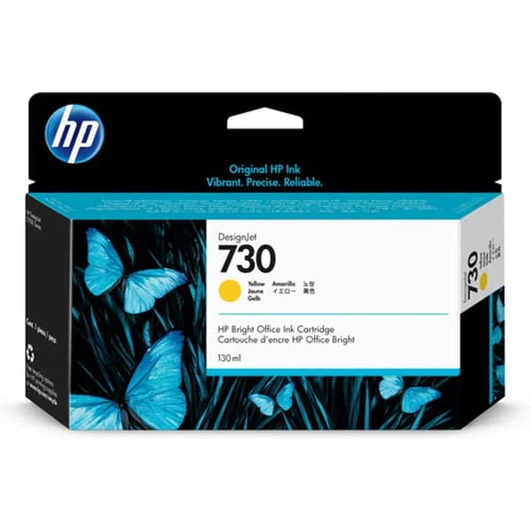 Tinteiro HP 730 Yellow P2V64A