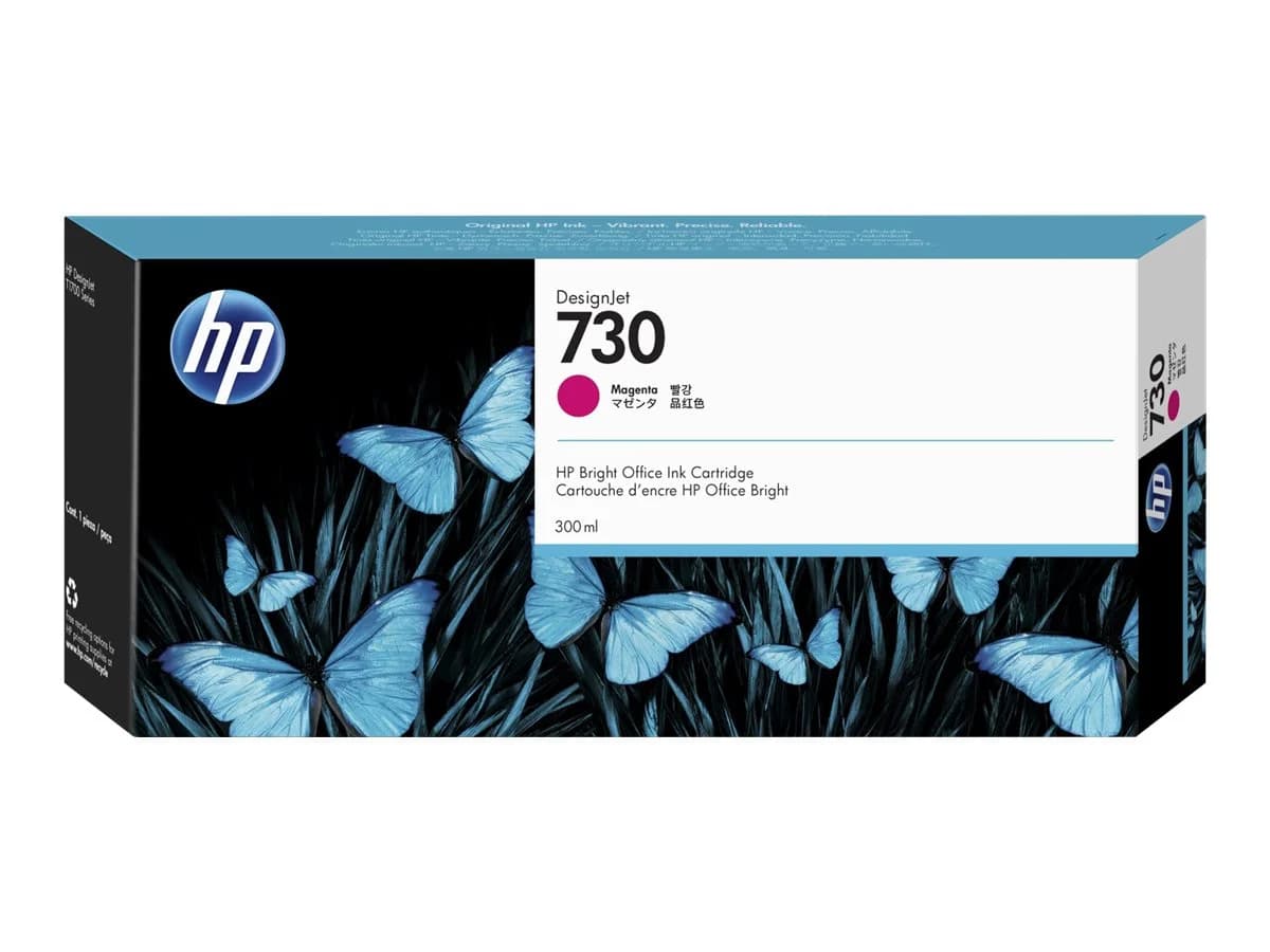 HP 730 Magenta Cartucho de Tinta Original – P2V69A