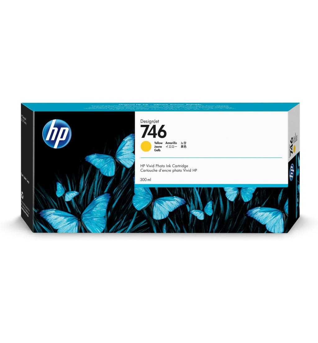 Tinteiro HP 746 Yellow Ink Cartridge - P2V79A