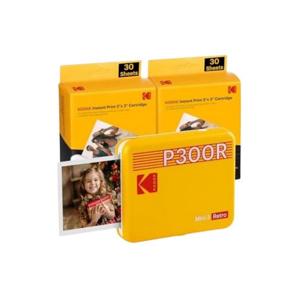 Kodak Mini 3 Era Amarelo 3x3 + 60 Folhas