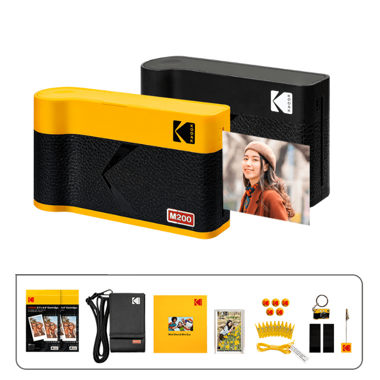 Kodak Mini 2 Era MS200 Amarelo + 60 Folhas + Acessórios