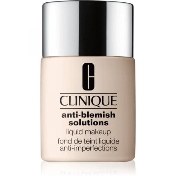 Clinique Anti-blemish Solutions(tm) Liquid Makeup Base Corretora de Imperfeições para Pele Oleosa Propensa a Acne Tom Flax 30ml