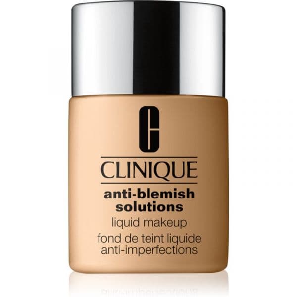 Clinique Anti-blemish Solutions(tm) Liquid Makeup Base Corretora de Imperfeições para Pele Oleosa Propensa a Acne Tom Wn 38 Stone 30ml