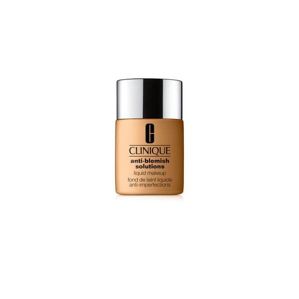 Clinique Anti-blemish Solutions(tm) Liquid Makeup Base Corretora de Imperfeições para Pele Oleosa Propensa a Acne Tom Cn 58 Honey 30ml