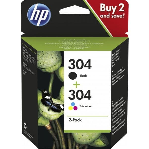 Tinteiro HP 304 Multipack Black + Tri-Colour