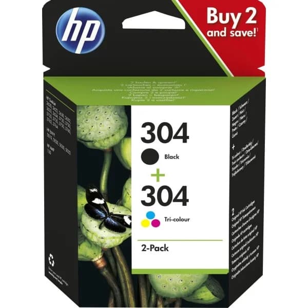 HP 304 INK CARTRIDGE COMBO 2-PACK