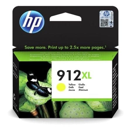 Tinteiro Original HP nº912 XL Alta Capacidade / Amarelo