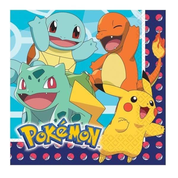 Guardanapos Pokémon 33cm 16 Und.