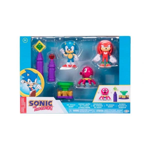 Jakks Pacific Diorama Blister Sonic The Hedgehog Oil Ocean 6cm