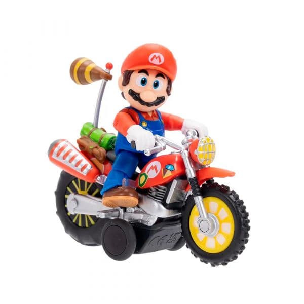 Jakks Pacific: Super Mario Galaxy - Mario + Veículo - Super Mario Bros Movie