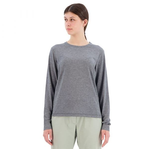 Salomon Essential Long Sleeve T-shirt Cinzento S Mulher