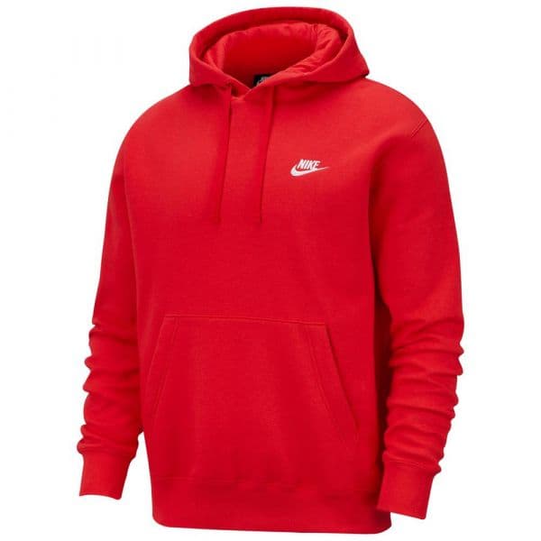 Nike Sweatshirt com Capuz M Nsw Club Hoodie Po Bb bv2654-657 S Vermelho