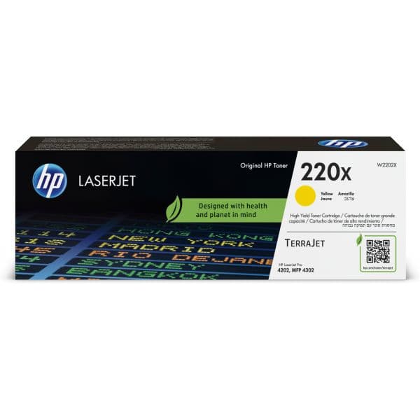 HP Toner 220X (HPW2202X) Amarelo XL