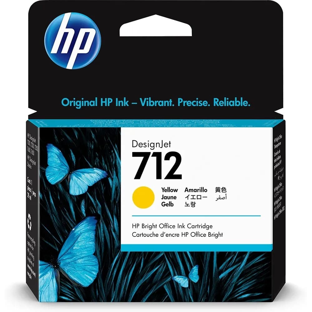 Tinteiro HP 712 Yellow